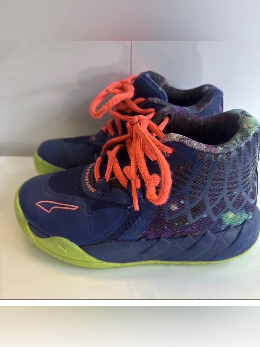 Puma Lamelo Ball MB.01 JR Galaxy Sneakers Basketball Shoes Size US 12 C
